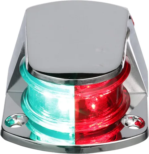 Vista 2 de SEACHOICE Luz de arco LED, navegación marina, cromo bicolor, visibilidad de 1 milla para vela o lanchas motoras de menos de 39 pies