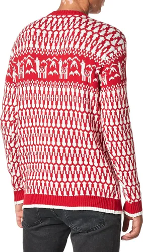 Vista 2 de Blizzard Bay Suéter feo de Navidad para hombre Llama