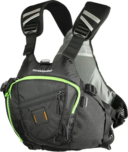 Vista 3 de Stohlquist Rocker Lifejacket, USCGA Approved Type III PFD Negro