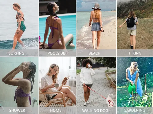 Vista 8 de Sandalias impermeables para mujer, ducha y agua antideslizantes para piscina y playa