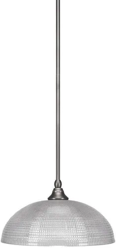 Vista 148 de Toltec Lighting Tallo Colgado Mini colgante, acabado de cobre negro, 3.5" cuadrado humo burbuja vidrio