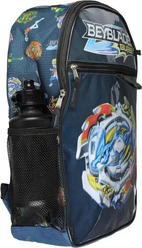 Vista 4 de Intimo Juego de 5 cajas de almuerzo con mochila escolar, Beyblade Burst 5pc, Classic