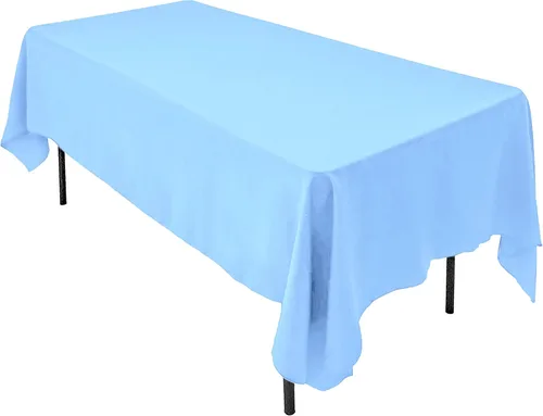 Vista 22 de AK TRADING CO. Mantel rectangular de poliéster de 60 x 102 pulgadas, fabricado en Estados Unidos, resistente a las arrugas, ignífugo, duradero