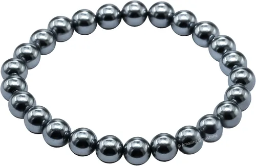 Vista 726 de Amazing Gemstone Crystal Bracelet for Women Men's Gifts - Protection Healing Crystal Bracelet - 8mm Gemstone Beaded Stretchable Bracelet Pulseras