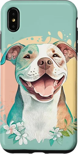 Vista 11 de Pit Bull - Carcasa para iPhone 17, diseño artístico de Pitbull para mujer