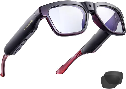 Vista 8 de OhO Smart Glasses with Full HD Camera & Open Ear Bluetooth Speaker Headphone,Built in Memory,for Men Women