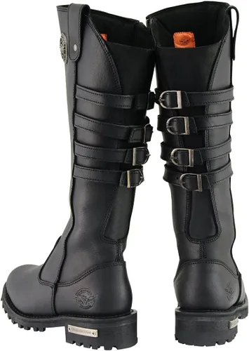 Vista 5 de Milwaukee Leather Botas de Motociclista de Cuero para Mujer de Rodilla a Altura de la Pierna Colección Premium MBL