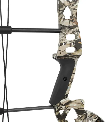 Vista 4 de Arco compuesto de tiro con arco, peso ajustable de 30 a 55 libras, longitud de tiro de 24 a 29.5 pulgadas, kit de arco de caza IBO 310 FPS