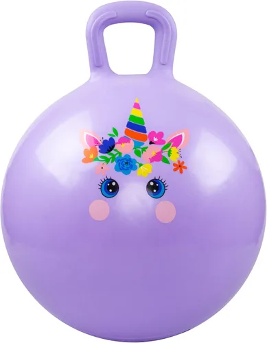 Vista 12 de PlayZap Pelotas Saltarinas para Niños de 3-8 Años, Pelota Rebotante de 18 Pulgadas con Asa, Saltarina Inflable de 18", Juguetes de Salto de 45cm