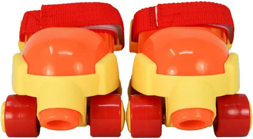 Vista 3 de Zippy Adjustable Roller Skates for Kids - Beginner-Friendly - Sizes J7–Youth 1 - Double Lock Strap for Stability - First Skates for Boys and Girls