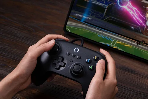 Vista 10 de 8BitDo Ultimate Wired Controller, USB Wired Controller for PC Windows 10, Android, Steam Deck, Raspberry Pi and Switch (Black)