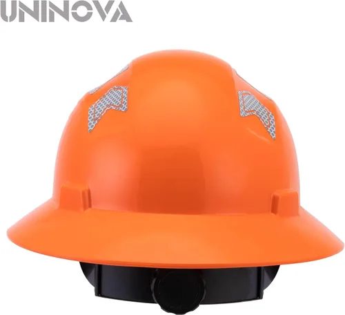 Vista 3 de Casco de ala completa para hombre, aprobado por ANSI, OSHA Cascos De Construccion Clase E, Casco de seguridad de ala completa para la construcción