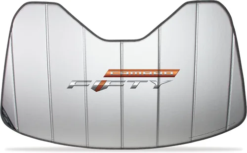 Vista 13 de C5 Corvette Parasol para parabrisas – Parasol reflectante plegable estilo acordeón – Protector de protección contra el calor UV de ajuste
