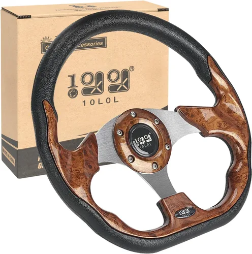 Vista 15 de Adaptador de volante de carrito de golf 10L0L para Club Car DS, negro