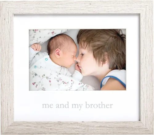Vista 16 de Kate & Milo Rustic Me & My Sister - Marco para hermanos, regalo ideal para hermana pequeña o mayor, decoración de cuarto de bebé neutral para género