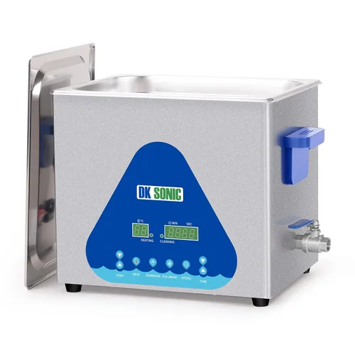 Vista 15 de DK SONIC Limpiador Ultrasónico, 1.5L 60W Limpiador Ultrasónico de Joyas de Acero Inoxidable con Cesta de Limpieza, Temporizador, Limpiador Sónico