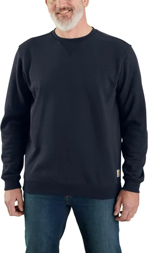 Vista 3 de Carhartt - Sudadera de peso medio y cuello redondo para hombre Nuevo azul marino