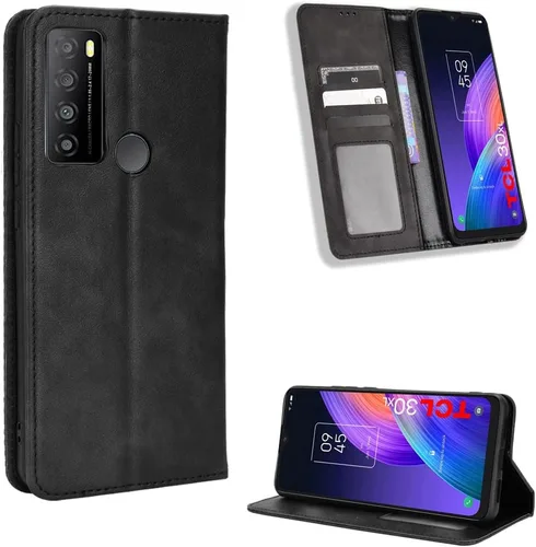 Vista 16 de Funda para BLU Bold N2, funda de piel sintética para BLU Bold N2, funda para BLU Bold N2 5G N0050UU Funda de piel sintética negra Negro