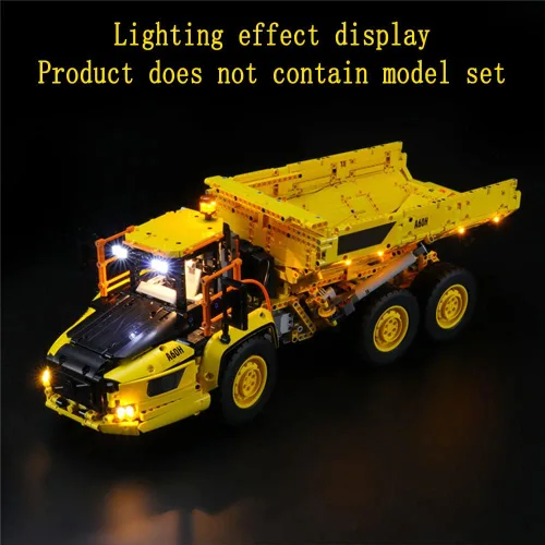 Vista 4 de GEAMENT Kit de luces LED compatible con LEGO 6X6 Volvo Articulated Hauler - para Technic 42114 (juego de modelos no incluido)