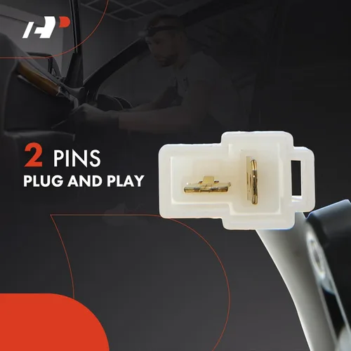 Vista 2 de Motor de elevación de ventana A-Premium, con enchufe de 2 pines Compatible con Subaru Impreza 2002-2007, Forester 1998-2008, sin función anti-clip