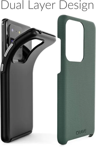 Vista 4 de Crave Funda Dual Guard para Samsung Galaxy S20 Ultra - Verde bosque