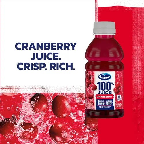 Vista 9 de Ocean Spray® Mezcla de jugo de arándano 100%, 10 onzas líquidas, 6 unidades (paquete de 1)