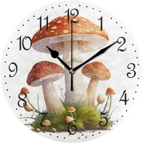 Vista 28 de ALAZA Reloj de pared de vaca de granja de 10 pulgadas, funciona con pilas, silencioso, sin tictac, decoración del hogar para cocina, sala de estar