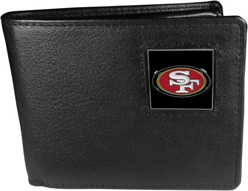 Vista 3 de Siskiyou NFL unisex Leather Bi-fold Wallet
