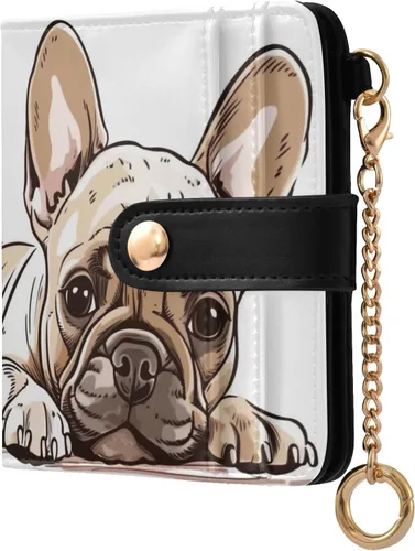 Vista 13 de Red Heart Black - Cartera para mujer, con bloqueo RFID, pequeña, delgada, tarjetero, plegable, compacta, de piel sintética, con bolsillo