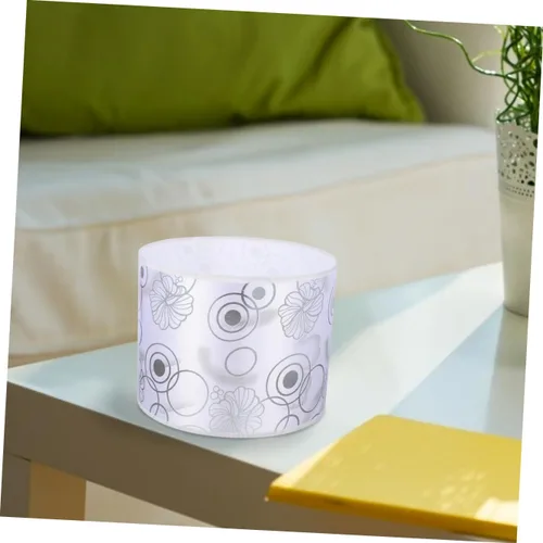 Vista 7 de Uonlytech Pantalla de lámpara redonda de metal para lámparas de pie, pantalla de lámpara E27, pantalla para lámpara de piso, pantalla de tambor