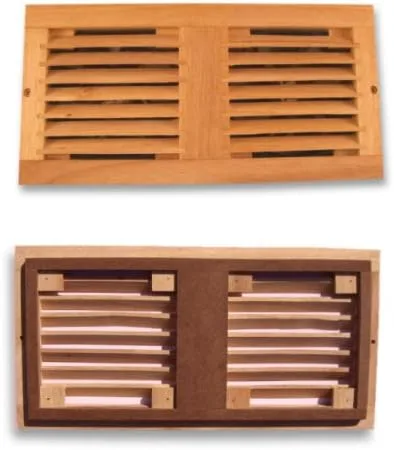 Vista 3 de CabCool1202 - Kit de enfriador de ventilador doble de 4.724 in con parrilla de madera personalizada/controlador térmico