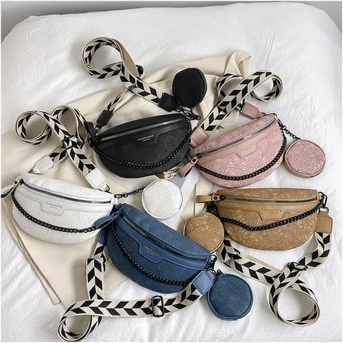 Vista 7 de TOSTOK Bolso cruzado multifuncional pequeño y elegante de moda e informal para mujer