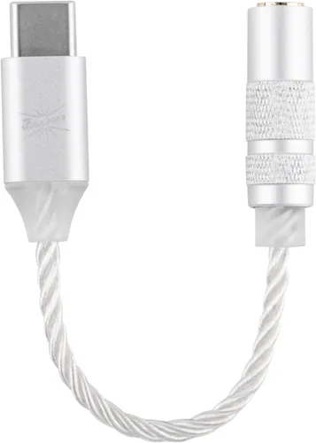Vista 9 de Linsoul Kiwi Ears AD1 Tipo-C a 0.138 in Cable adaptador DAC de auriculares hembra USB C a Aux IEM Dongle con chip KT02H20, alta resolución