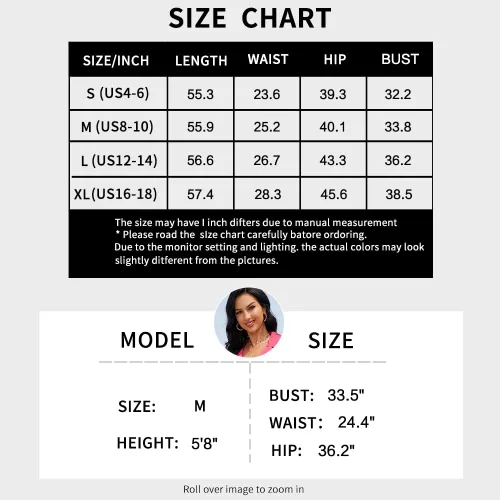 Vista 7 de Double Chic Women's Jumpsuit with Pockets V Neck Casual Spaghetti Strap Plus Size One Piece Flowy Harem Rompers