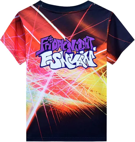 Vista 3 de FNF Camisas Unisex Kawaii Tops 5-10Y