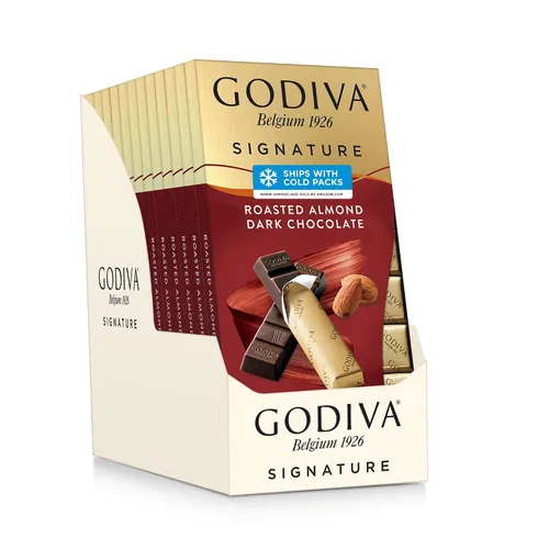 Vista 9 de Godiva Chocolatier Mini barras Chocolate Signature, 72% cacao oscuro, 3.1 onzas (paquete de 12)