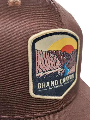 Vista 4 de Gorra de camionero Grand Canyon con respaldo de malla para el Parque Nacional