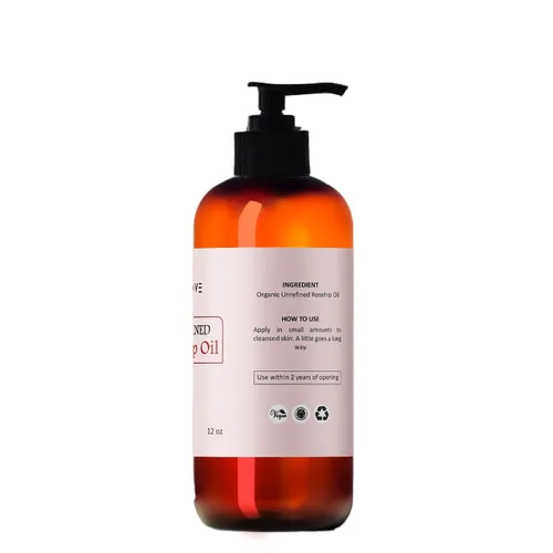Vista 5 de Aceite de rosa mosqueta orgánico puro sin refinar - 12oz