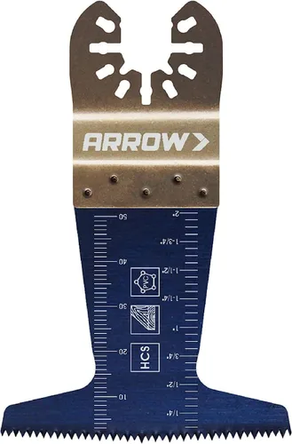 Vista 9 de Arrow OSC104-1 - Hoja oscilante de madera para madera dura, madera, PVC, paneles de yeso, universal, se adapta a la mayoría de multiherramientas
