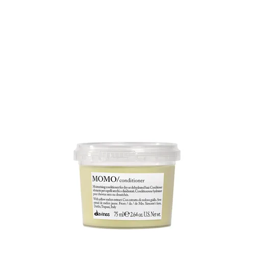 Vista 15 de Davines MOMO/Conditioner, Deep Moisturizing Formula for Dry or Dehydrated Hair - Hydrates & Detangles for Softness & Shine - Apricots Restores