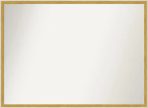 Vista 313 de Amanti Art Espejo de baño blanco para sobre el fregadero, 22 x 45 pulgadas, espejo de tocador rectangular blanco Lucie, marco de madera moderno
