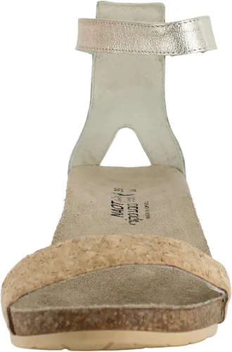 Vista 3 de NAOT Footwear Pixie Sandalia de cuña para mujer con plantilla de corcho y plantilla de soporte de arco - Correa de tobillo ajustable - Comodidad