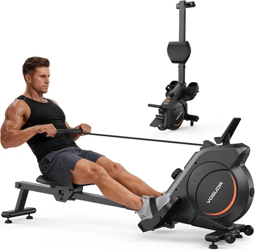 Vista 10 de YOSUDA Rowing Machine for Home, Magnetic Rower with 16-Level Resistance
