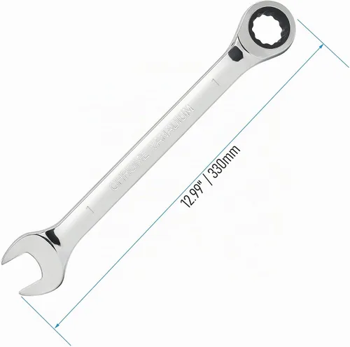 Vista 2 de Llave combinada de trinquete SAE de 1 pulgada