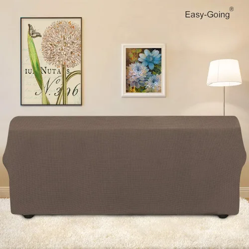 Vista 283 de Easy-Going - Funda elástica sobredimensionada para sofá, 1 pieza, protector muebles, suave, parte inferior elástica, para niños, tela jacquard