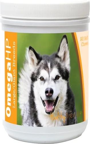 Vista 219 de Healthy Breeds Affenpinscher Omega HP - Masticables suaves para piel y pelaje, 60