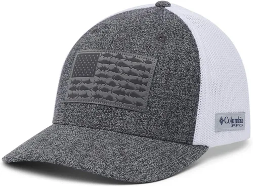 Vista 201 de Columbia Gorra de Béisbol de Malla con Logotipo PFG Unisex para Adultos