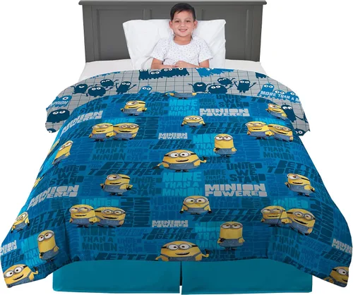 Vista 16 de Franco Ropa de cama para niños, edredón de microfibra suave, individual, Hello Kitty