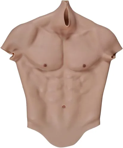 Vista 7 de Traje muscular de silicona de tamaño medio y grande de silicona
