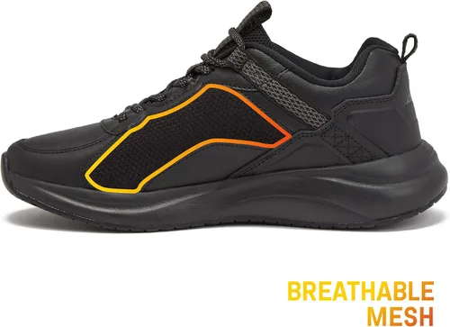 Vista 3 de Avia Canyon SR - Zapatos antideslizantes negros para hombre, resistentes al agua, para restaurante, trabajo y servicio de alimentos, color negro
